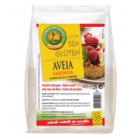 Farinha de Aveia 100% sem Glutén 400g