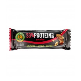 Barra Proteica de Amendoim 33% de proteína sem adição de açúcar 30gr