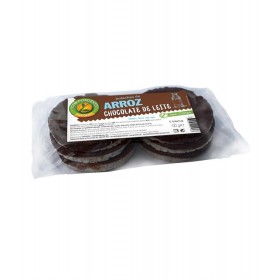 Bolacha de Arroz Chocolate de Leite Cem Porcento 100g